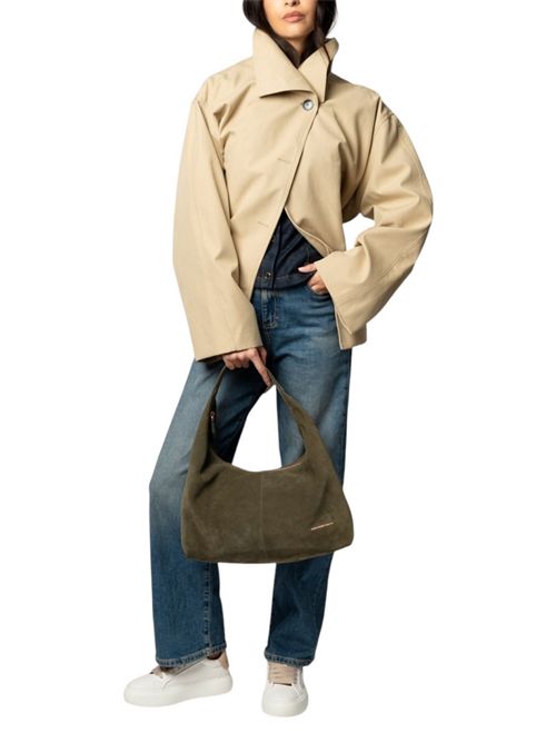 borsa donna chloe in suede militare Alexander Smith | ABBCCEWL-B182OLIVA